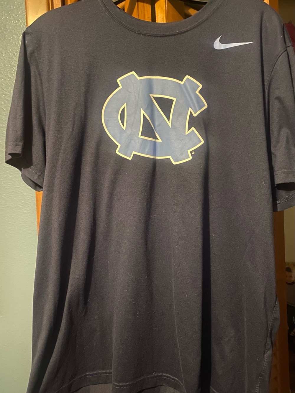 Nike Boy’s Black UNC Logo Short-Sleeve T-Shirt